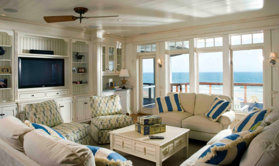 beach living room style