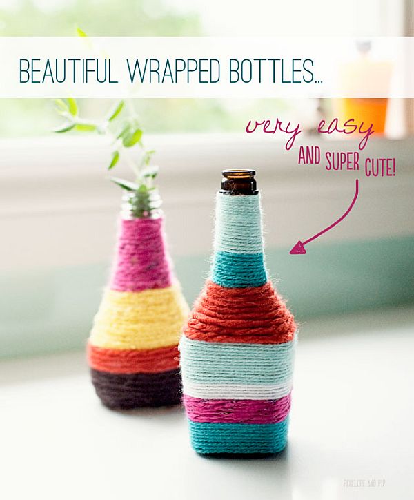 Beautiful Wrapped Bottles