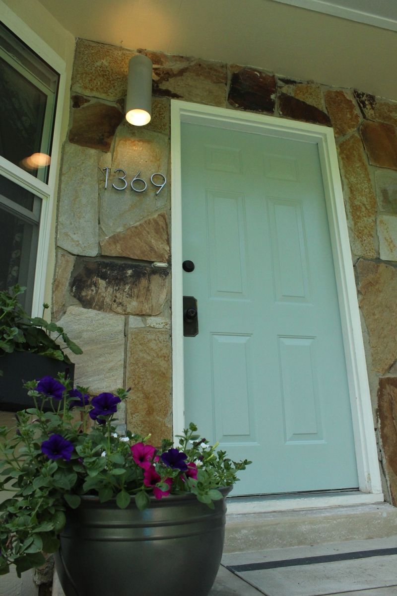 Beautiful front door painted