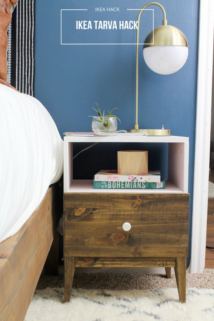 Beautiful ikea tarva nighstand hack