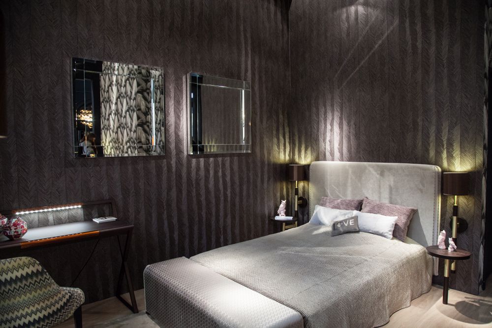 Beautiful modern luxury bedroom home decor