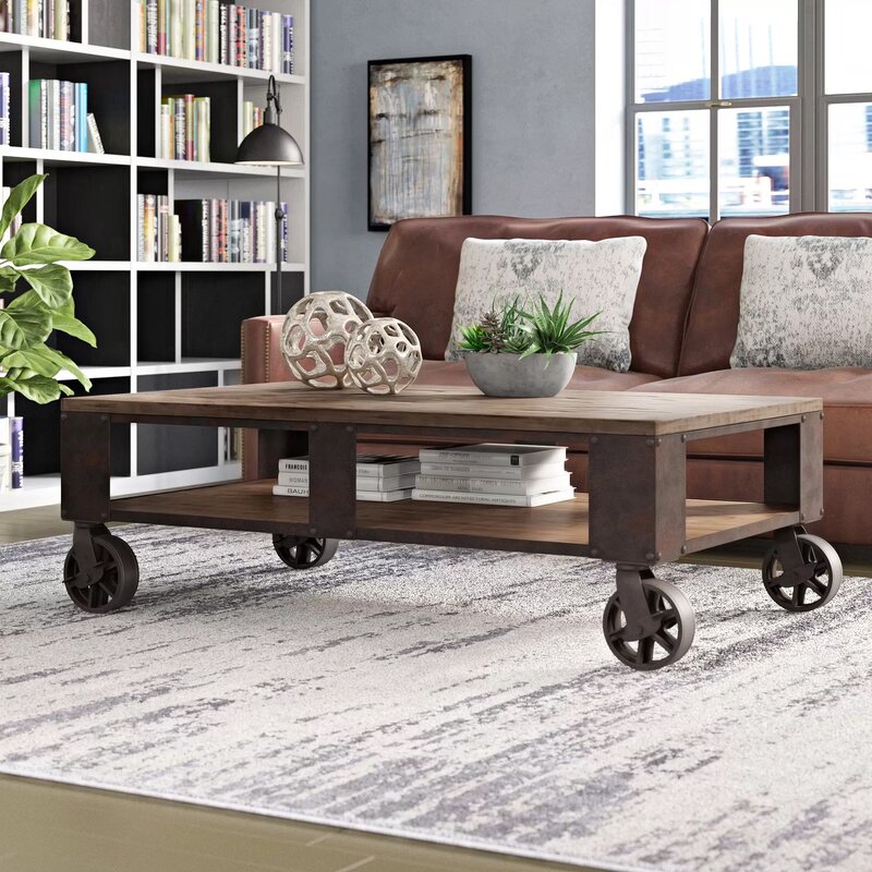 Beckfield Wheel Coffee Table