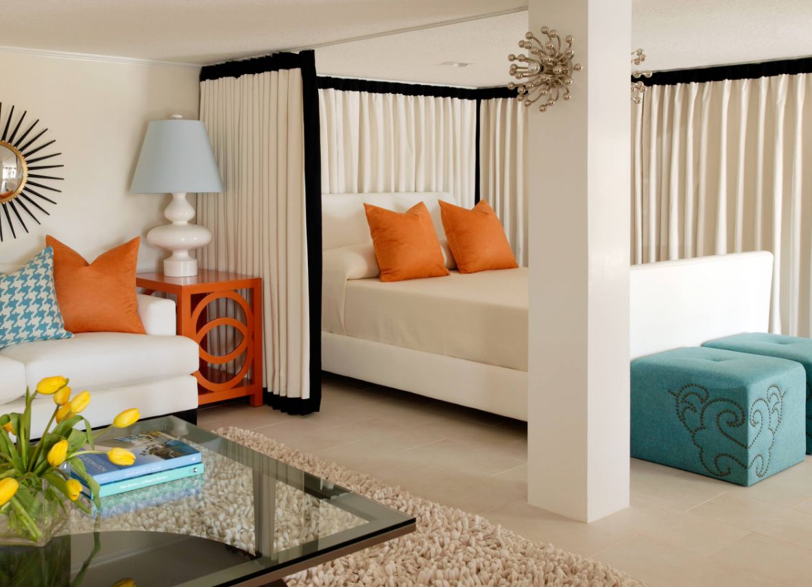 Bedroom room dividers curtain decor