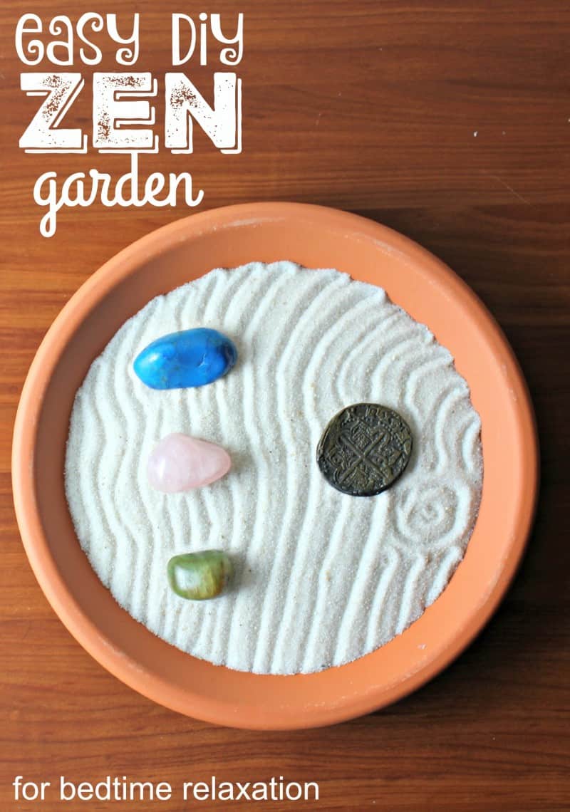 Bedtime relaxation zen garden