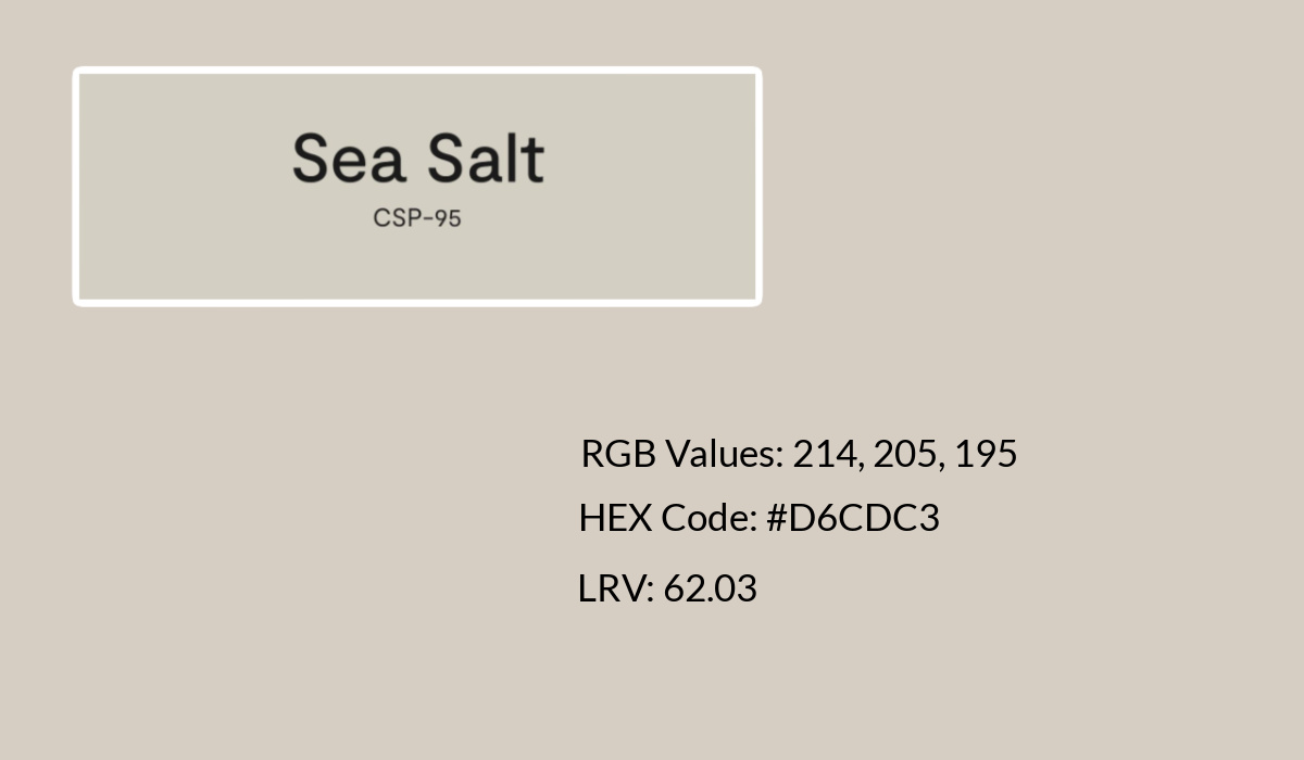 Benjamin Moore Sea Salt: The Light Gray Paint Color