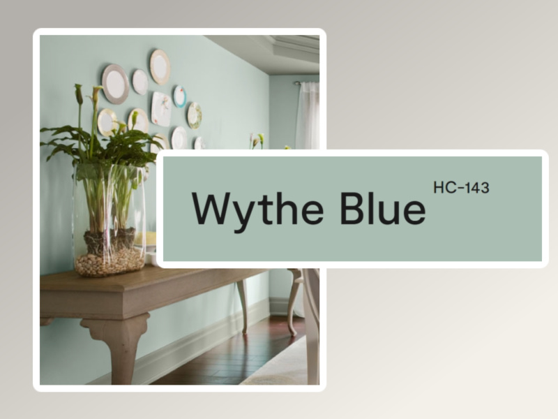 Benjamin Moore's Wythe Blue (HC-143)