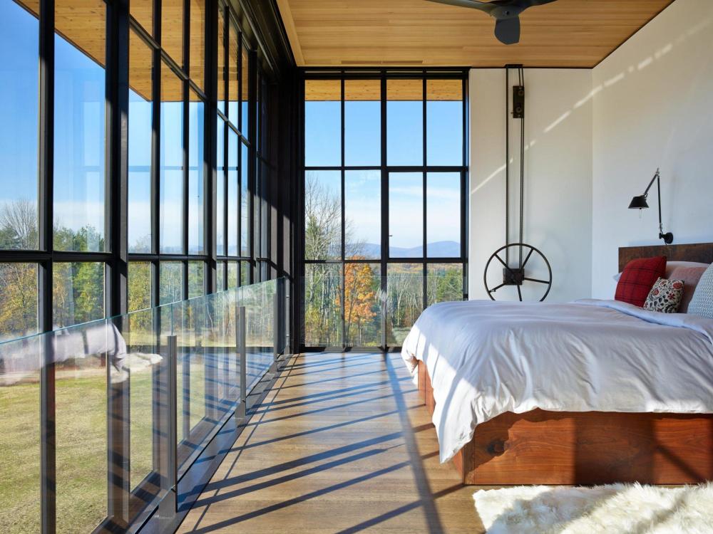 Berkshire Residence by Olson Kundig Berkshires Mass  United States bedroom
