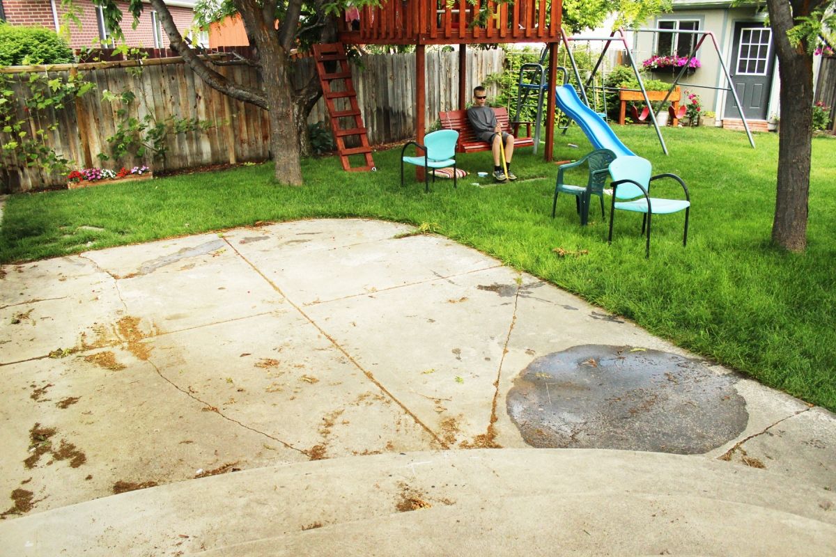 Best way to remove patio slabs