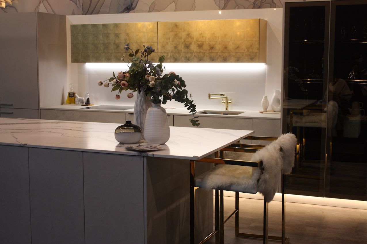 Biefbi's kitchen is stylish as well as family friendly.