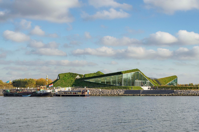 Biesbosch Museum Covered with Grass Design