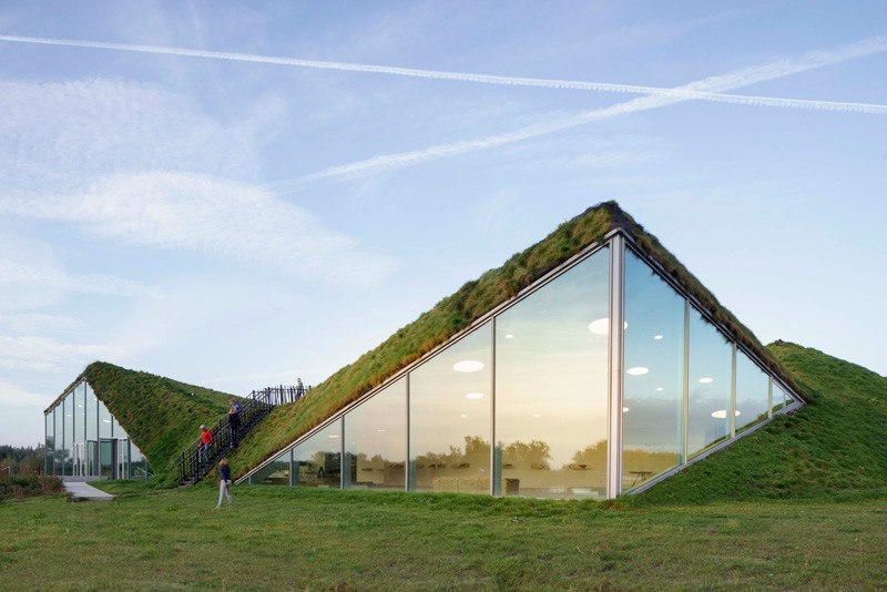 Biesbosch Museum Covered with Grass