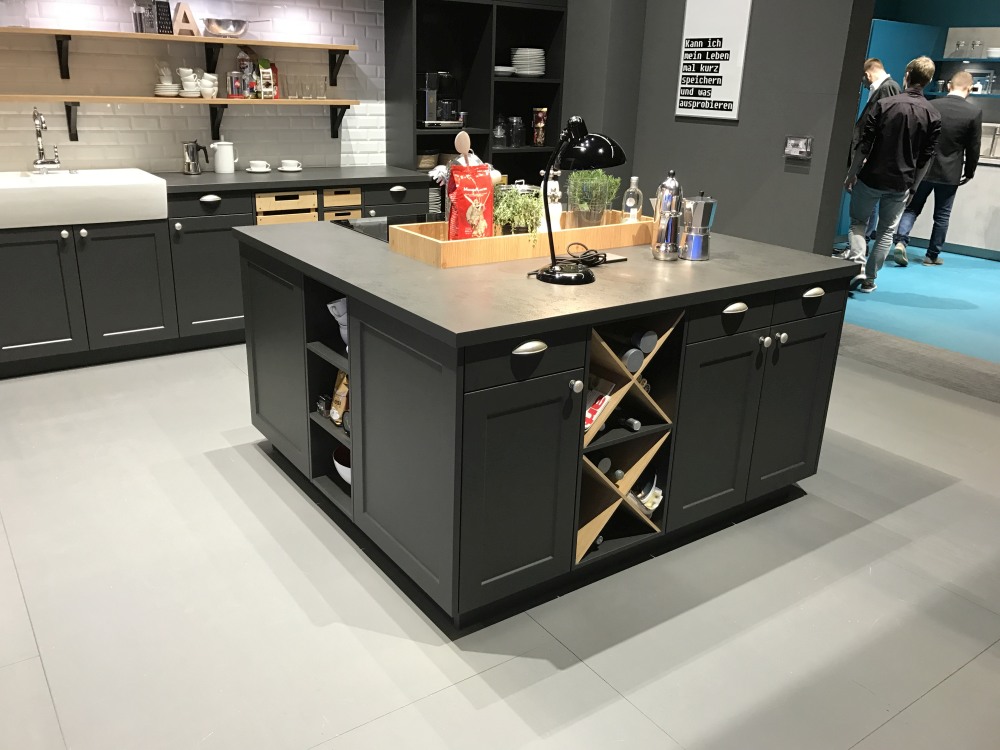 Big kitchen island with storage