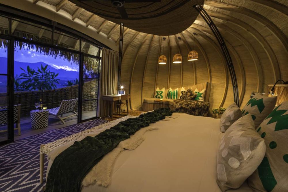 Bisate Lodge bedroom view