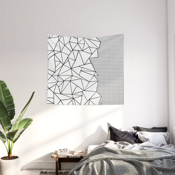 Black and White Wall Tapestry