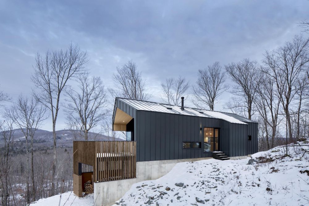 Houses With Black Cladding That Are in Harmony With their Surroundings