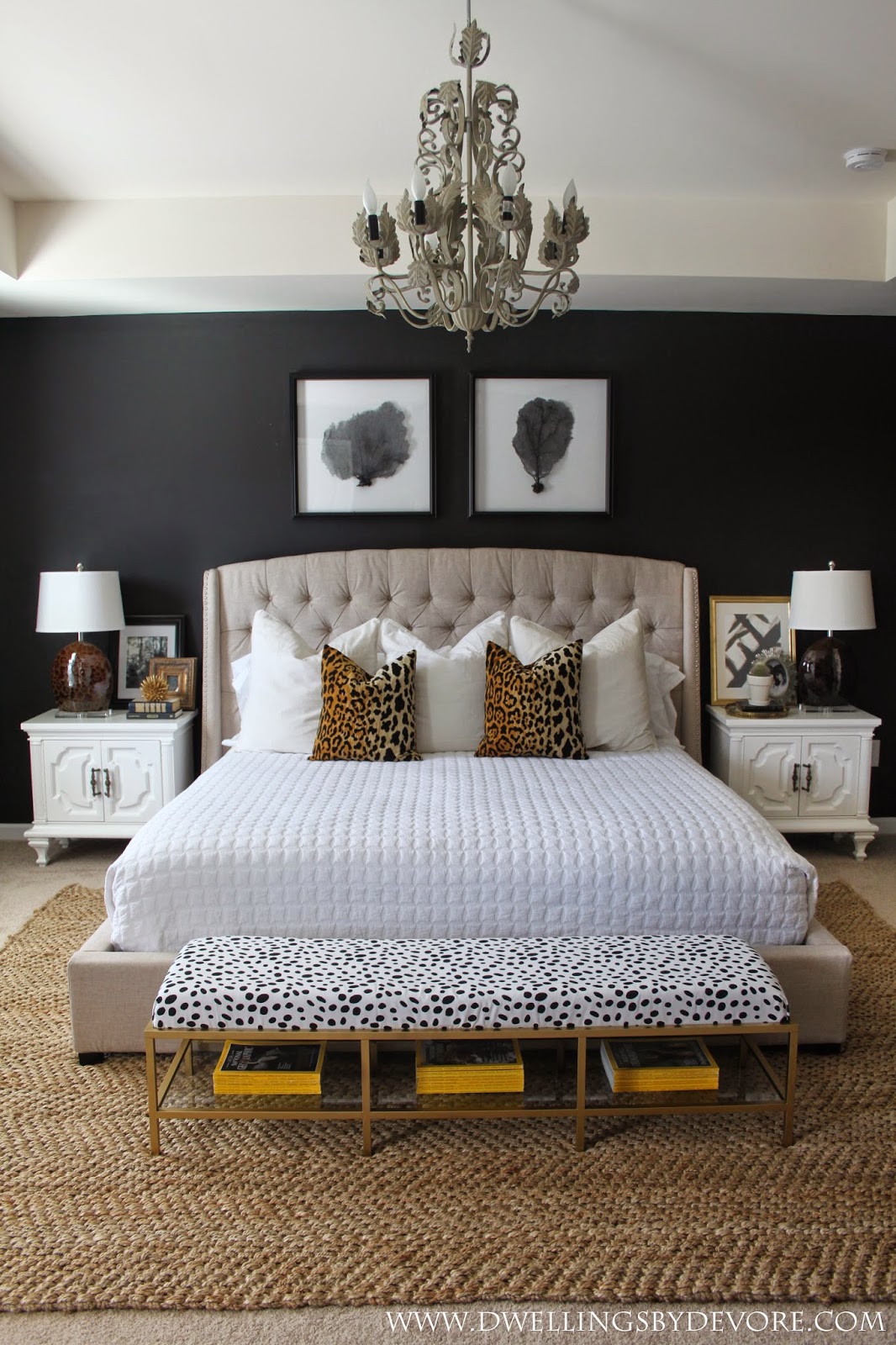 Black gold bedroom gold browns