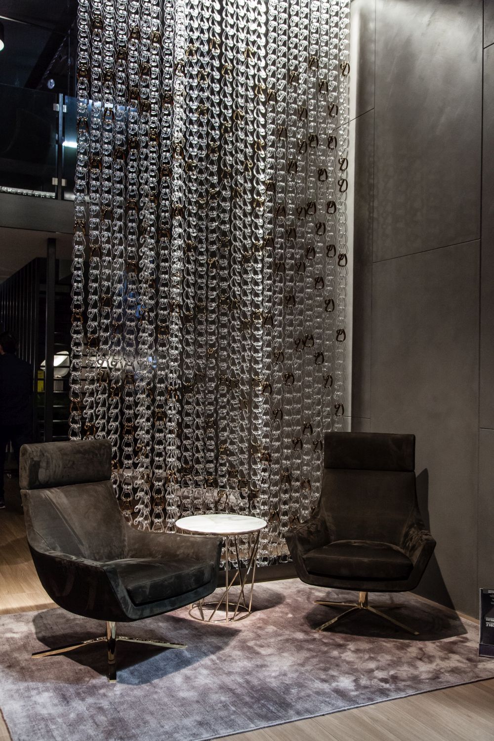 A reading nook can also be used as an intimate seating area or it can merge with the living room when needed