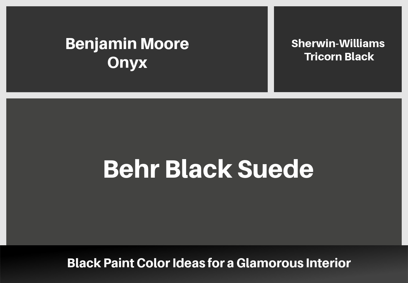 20 Black Paint Color Ideas for a Glamorous Interior