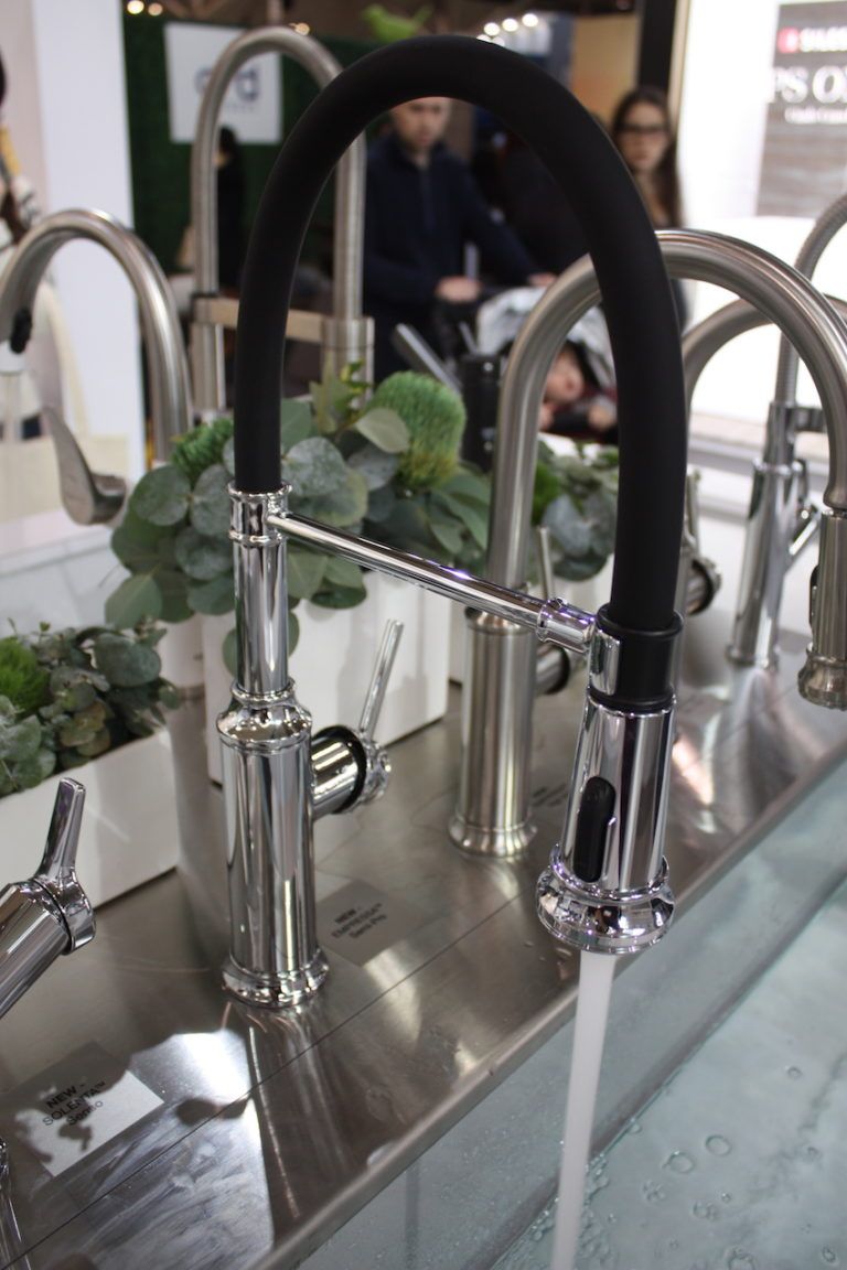 Kitchen sanitation is better with a touchless faucet.