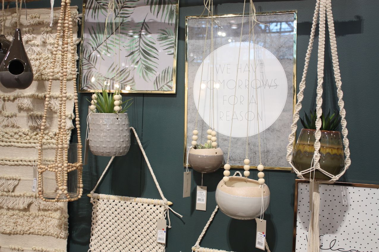 Bloomingville's hanging pots and wall pieces are textural and versatile.