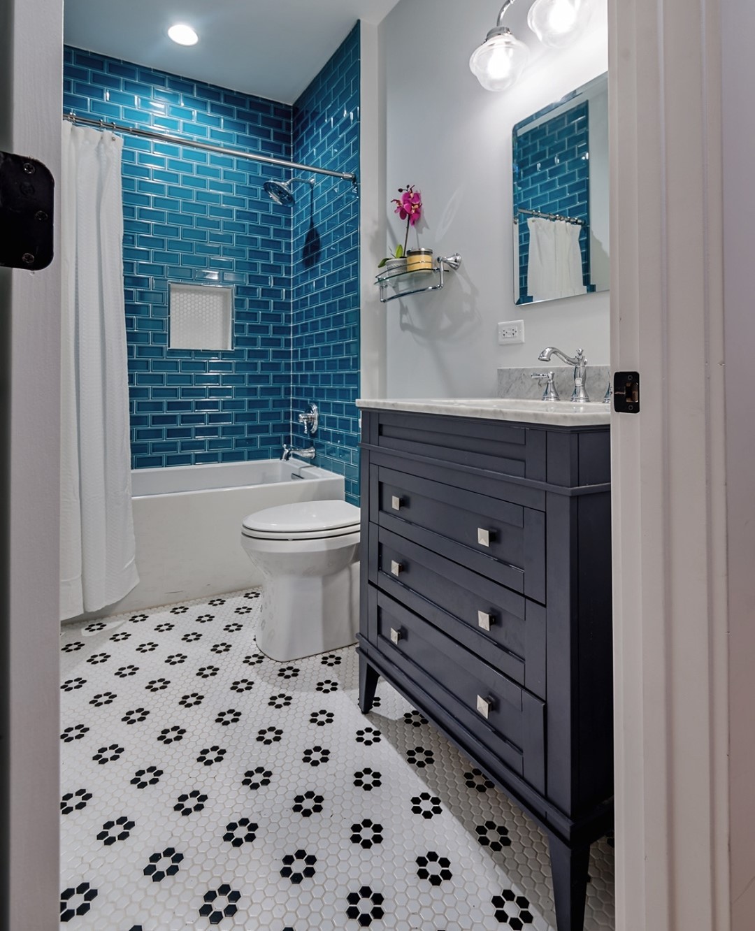 Blue Bathroom