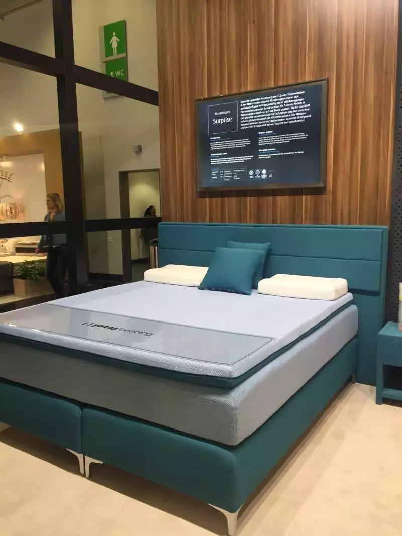 Blue Green Bed Design