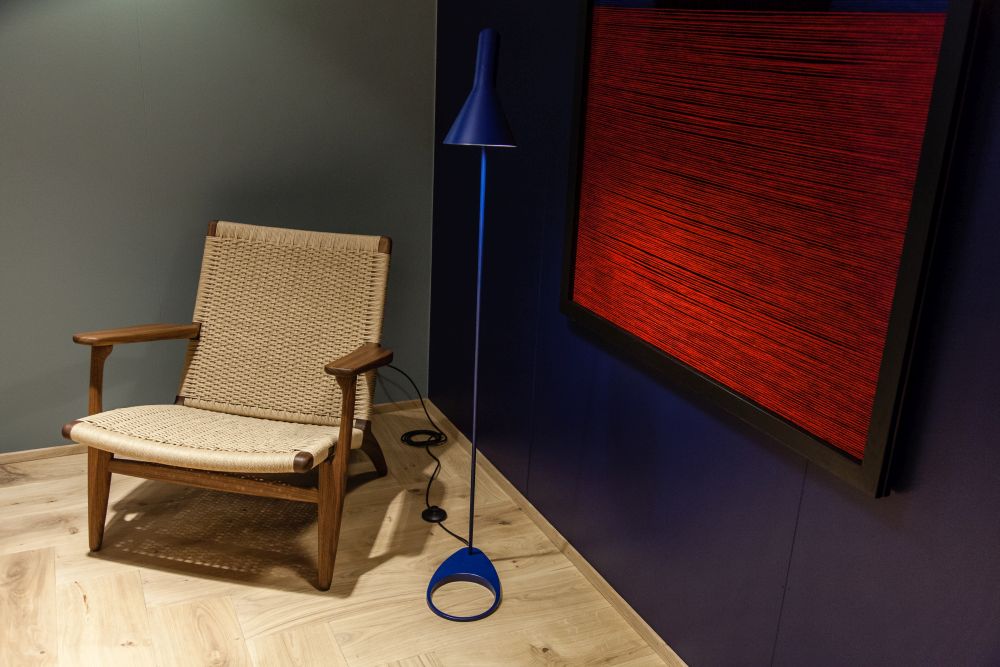 A few bold color accents can really make a reading nook pop without taking away its cozy appeal
