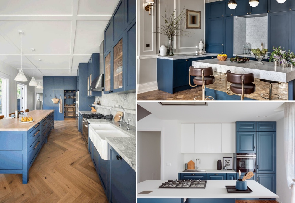 Designs Featuring Blue Kitchen Cabinet Ideas