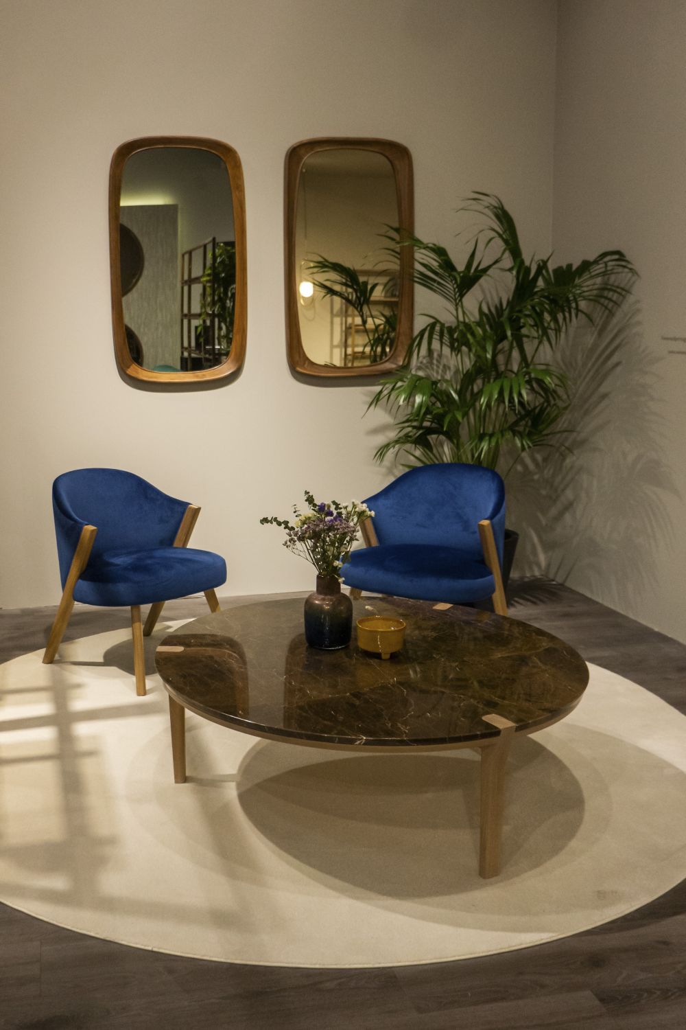 Blue small caravela lounge chair from Wewood