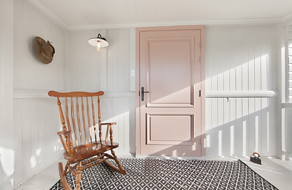 Blush Pink Front Porch
