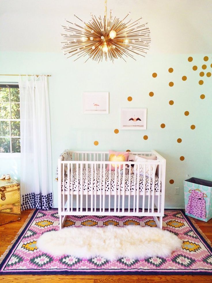 Boho Style Nursery room decor