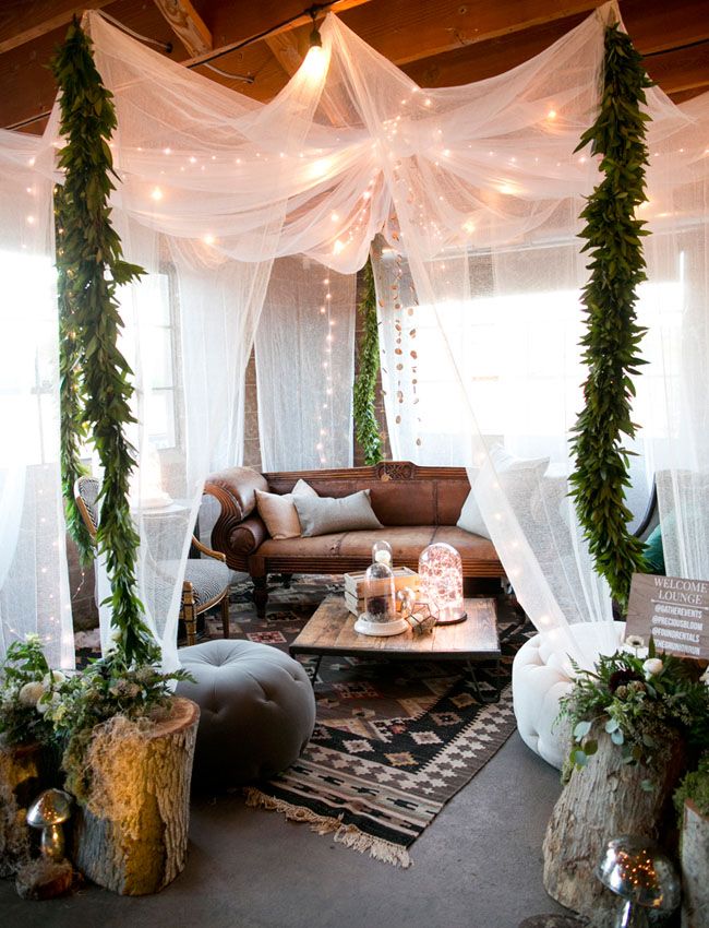 Boho style canopy