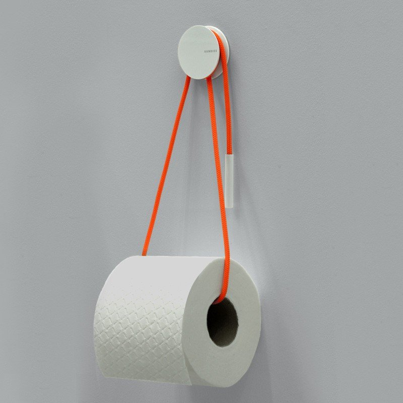 Bold Diabolo Toilet Paper Holder by Vandiss