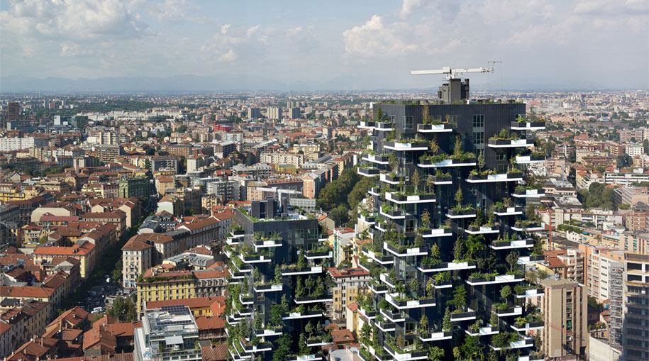 Bosco Verticale Apartments Building Green