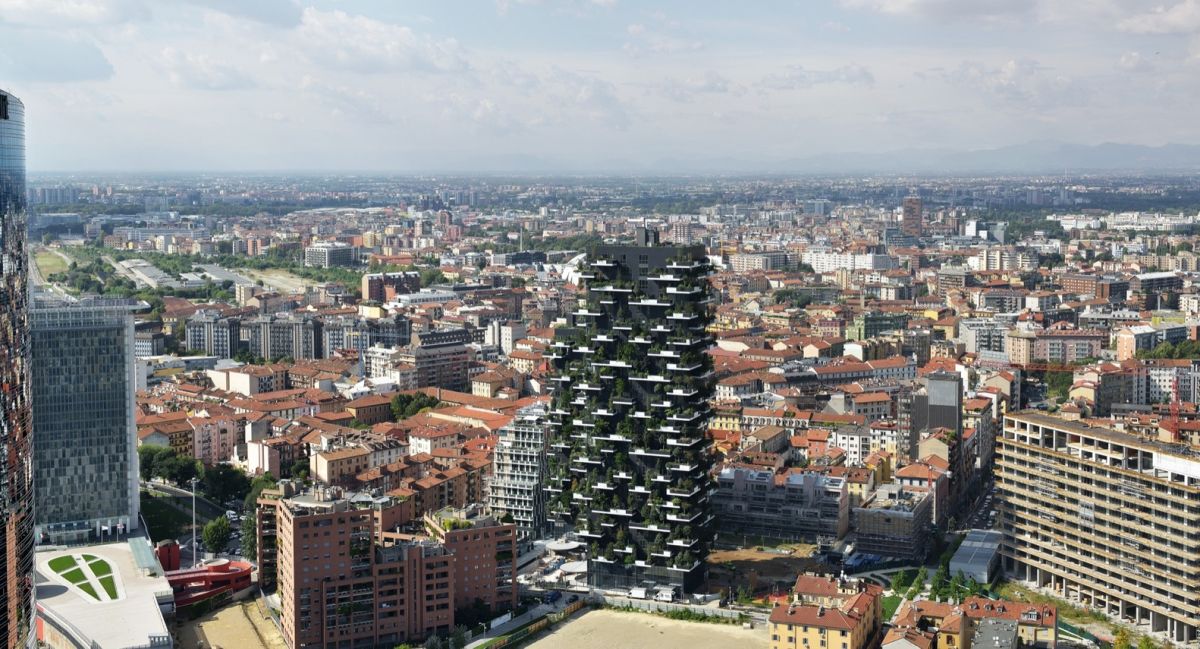 Bosco Verticale from Boeri Studio City