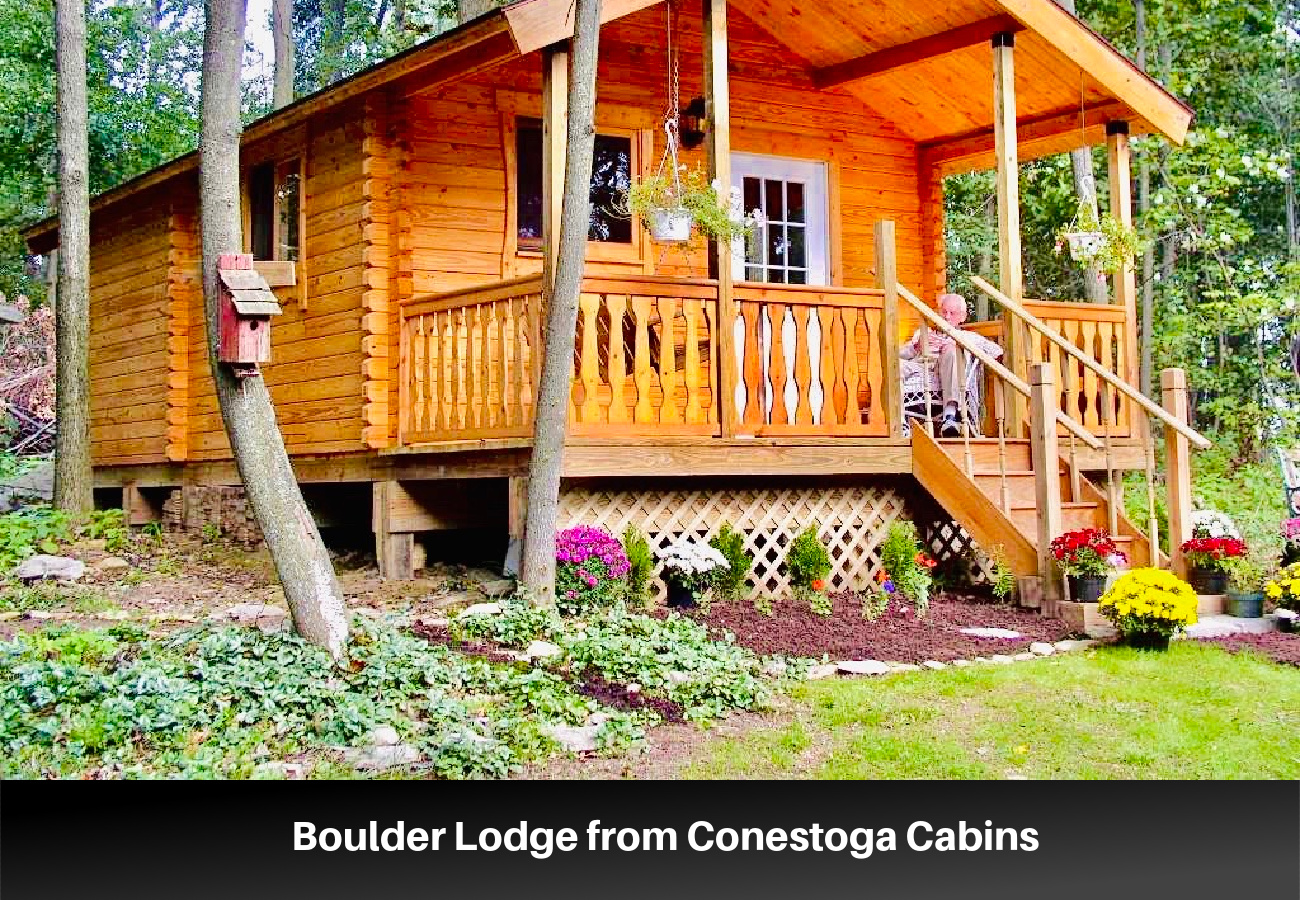 Boulder Lodge from Conestoga Cabins