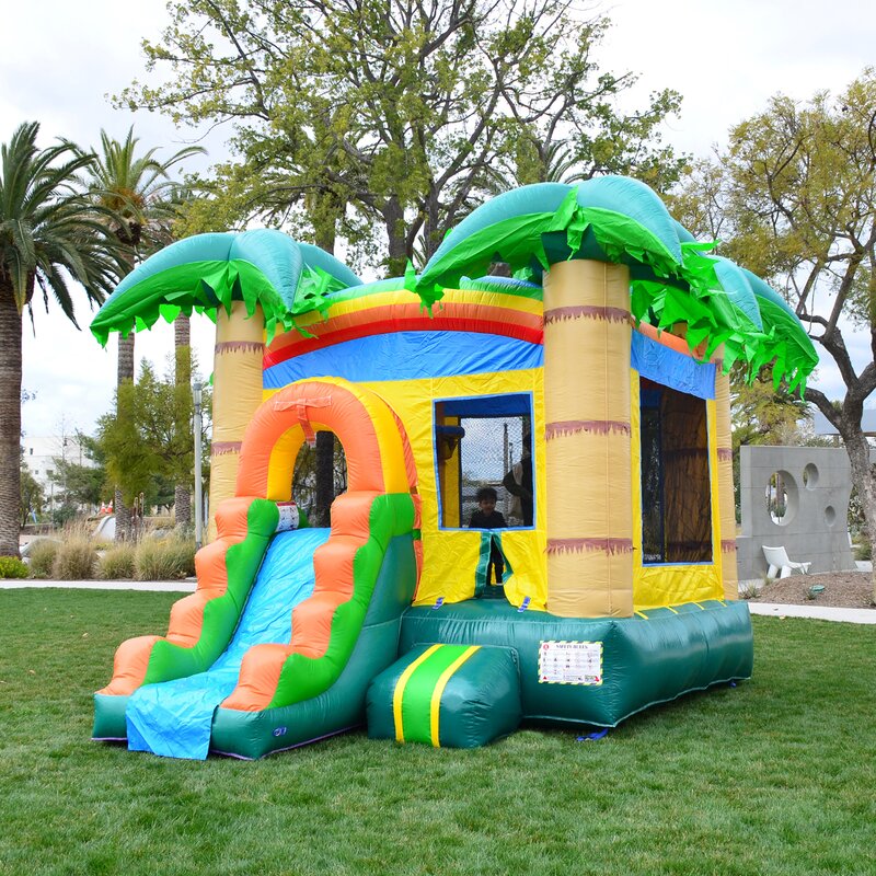 Bounce House with Water Slide and Air Blower