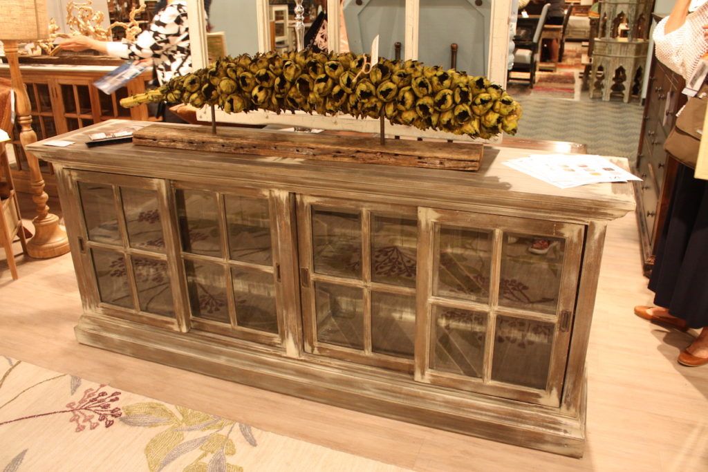 Bramble glass front sideboard