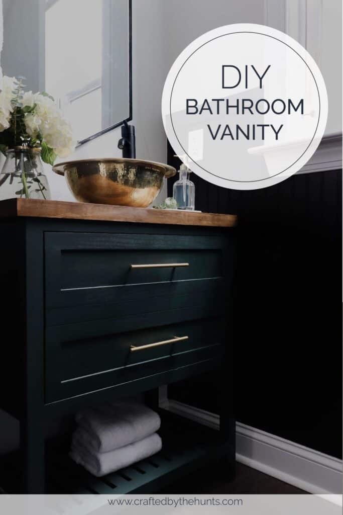 Brass vanity bathroom decor diy