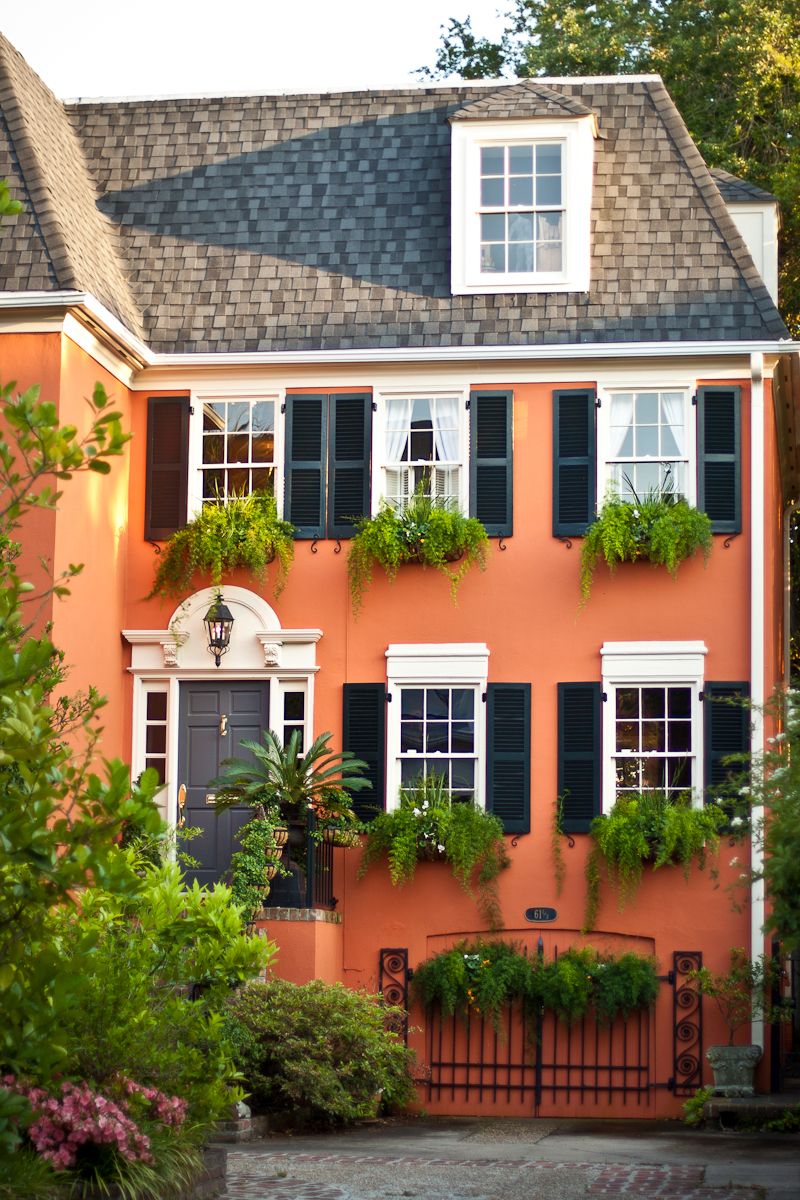 Brick ourange house exterior