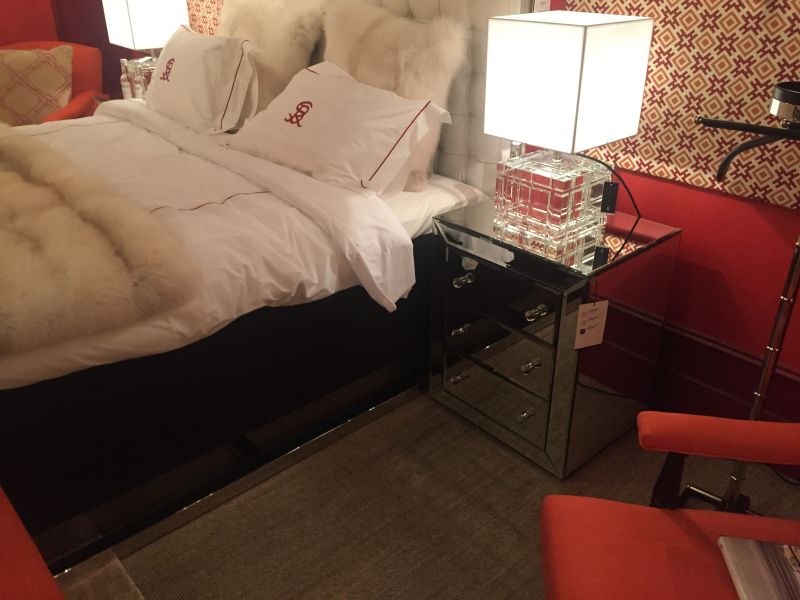 Brick red bedroom furniture