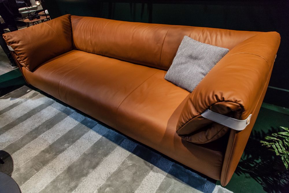 Browl leather ROLF BENZ ALMA couch