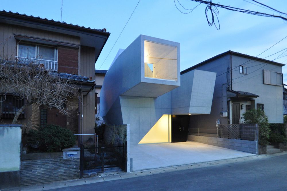 Brutal Concrete House in Abiko - Cool Design