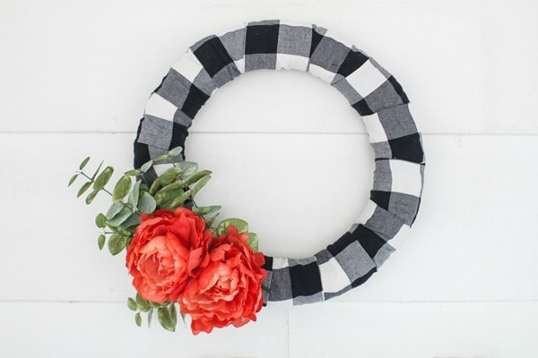 Buffalo Plaid Farmhouse Wreath