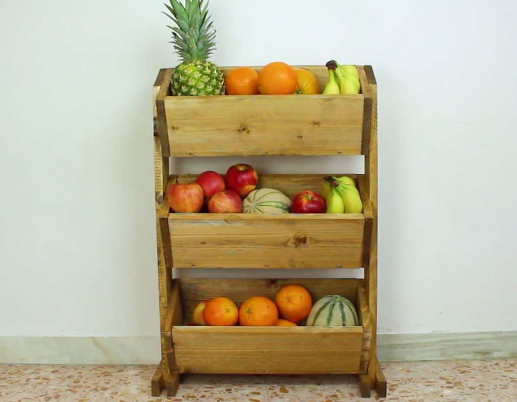 Build a Market-Style Wooden Fruit Holder