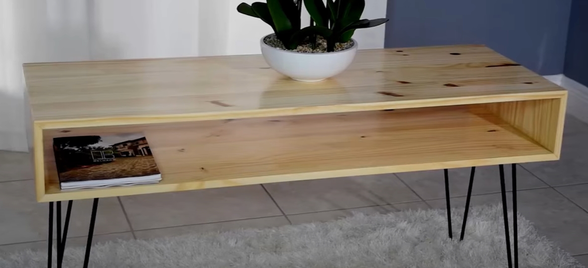How to Build a Hairpin Modern Coffee Table