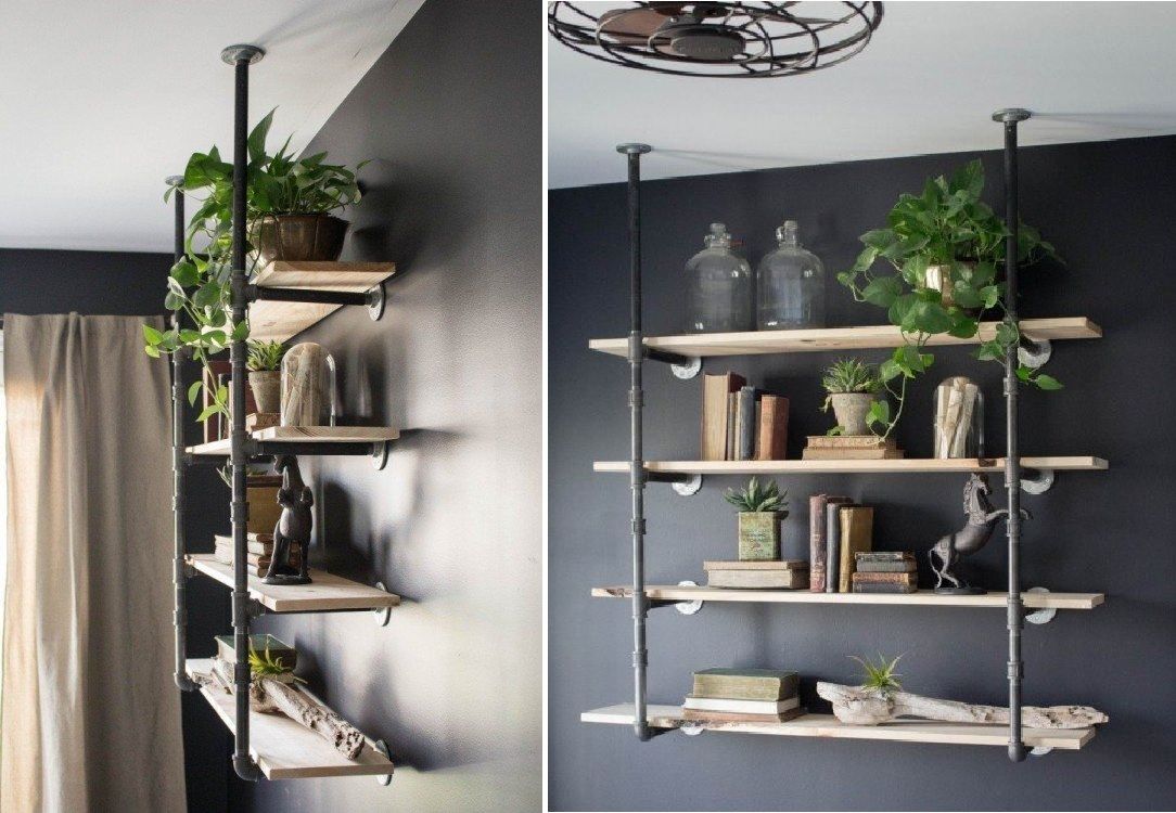 How To Select And Decorate With An Industrial Bookcase