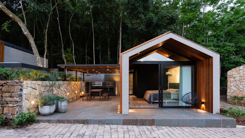 Bungalows Lake House by Cadi Arquitetura outdoor kitchen
