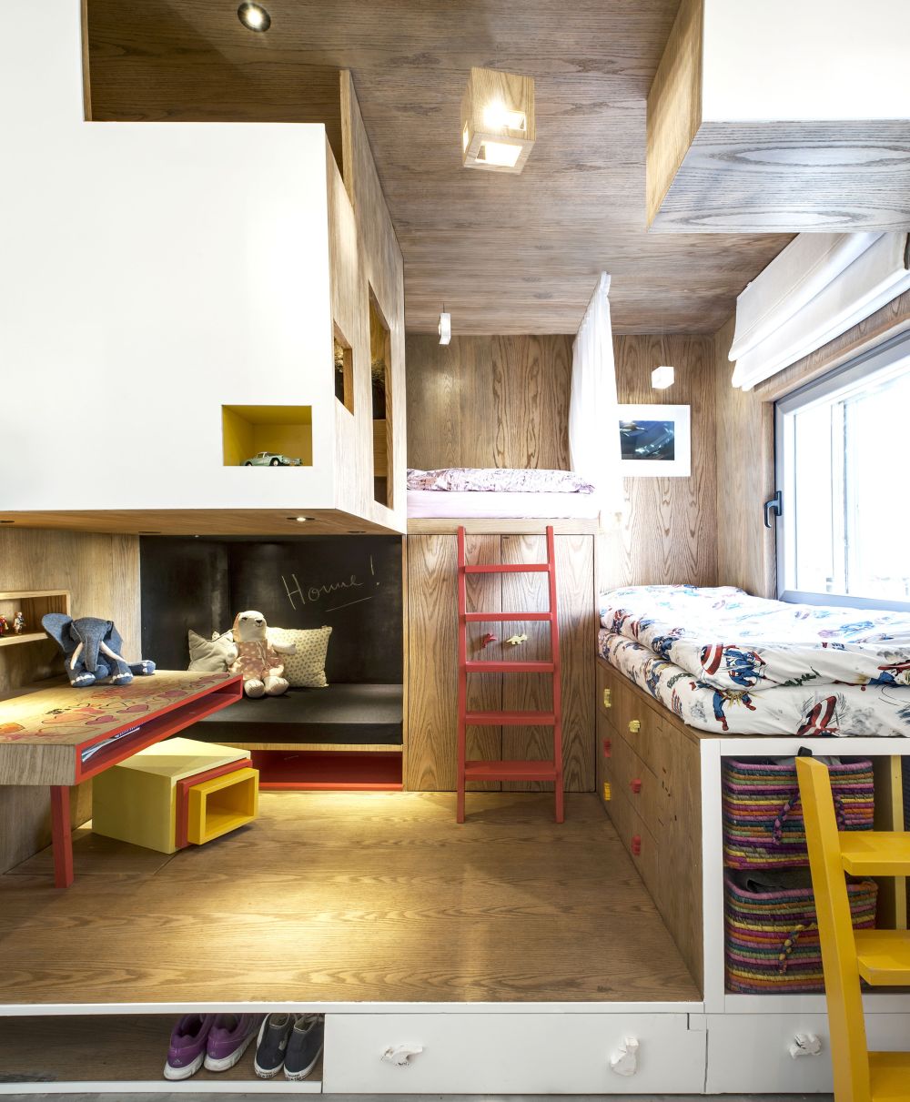 Bunk loft style room