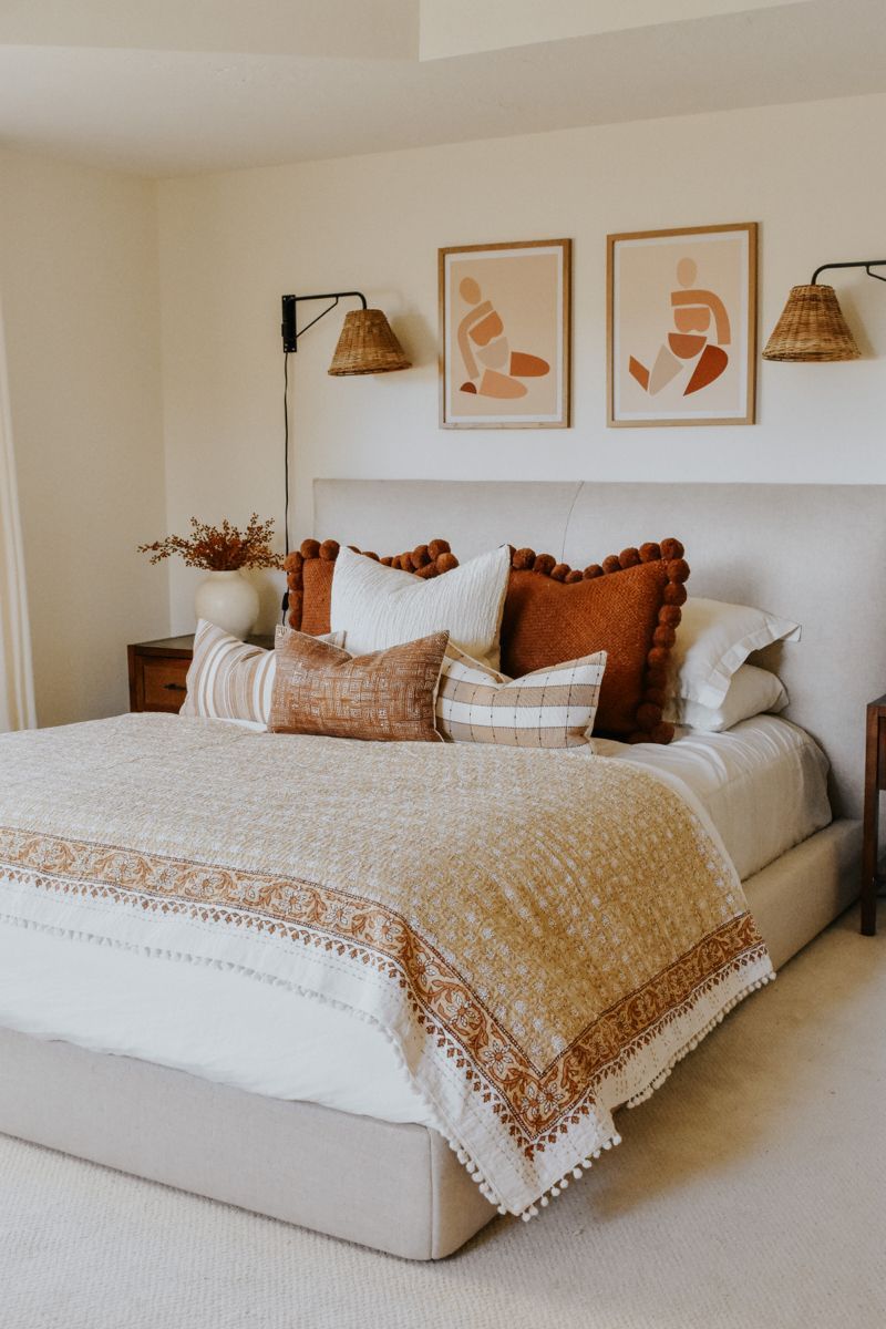 Burnt sienna wall art